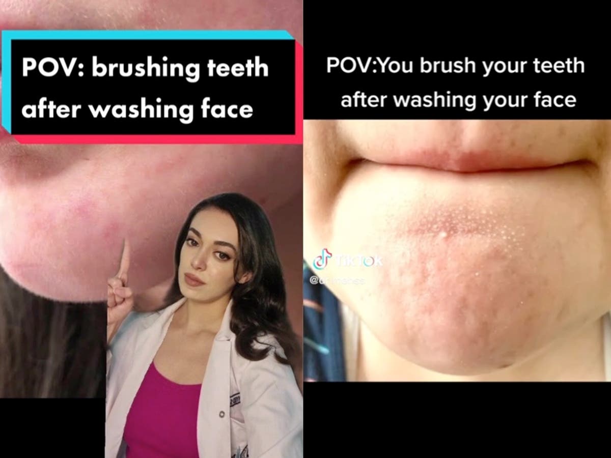 Skincare expert reveals how this tooth brushing routine may be causing